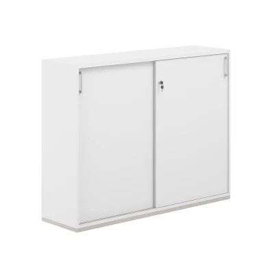 Шкаф-купе 3 ур. 1638х400х1111/ AG.246.WH.WH.WH/ корпус: белый, топ-дно: белый, фасады:белый
