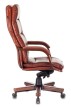 Кресло для руководителя Бюрократ T-9927WALNUT светло-коричневая кожа - 2