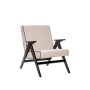 Кресло для отдыха Вест Mebelimpex Венге Verona Vanilla, кант Verona Antrazite Grey - 00009328