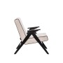 Кресло для отдыха Вест Mebelimpex Венге Verona Vanilla, кант Verona Antrazite Grey - 00009328 - 2