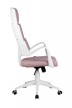 Кресло для руководителя Riva Chair RCH SAKURA+Белый пластик/Розовая ткань - 2