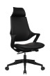Кресло для руководителя Riva Design Chair Flex Q1-2BH черный пластик
