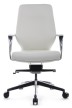 Кресло для персонала Riva Design Chair Alonzo-M В1711 белая кожа - 1