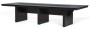 Стол для переговоров LAGO L348 дуб ферро/черный 105 1103 FE/SC BLACK