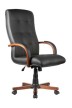 Кресло для руководителя Riva Design Chair RCH М 165 A+Чёрная кожа