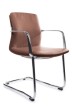 Конференц-кресло Riva Design Plaza-SF FK004-С11 светло-коричневая кожа