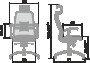 Кресло для руководителя Метта Samurai S-3.04 бордовый - 4