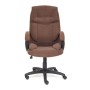 Кресло для руководителя TetChair Oreon коричневый флок - 1