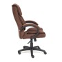 Кресло для руководителя TetChair Oreon коричневый флок - 2