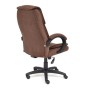 Кресло для руководителя TetChair Oreon коричневый флок - 3