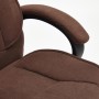 Кресло для руководителя TetChair Oreon коричневый флок - 5