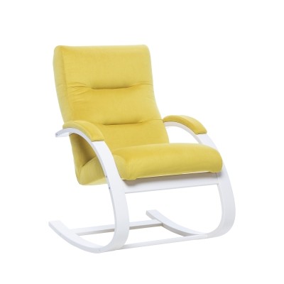 Кресло-качалка Leset Милано Mebelimpex Слоновая кость V28 желтый - 00006760