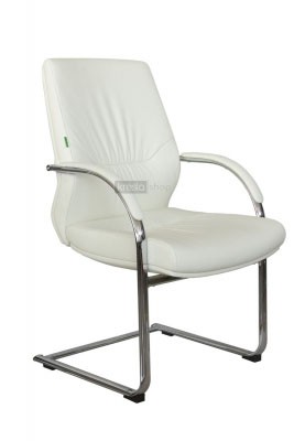 Конференц-кресло Riva Design Chair Alvaro-SF С1815 белая кожа