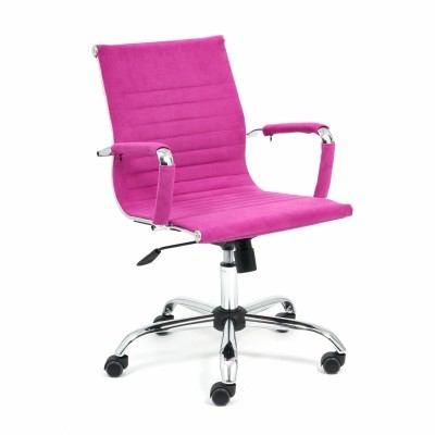 Кресло для персонала TetChair URBAN-LOW фиолетовый флок